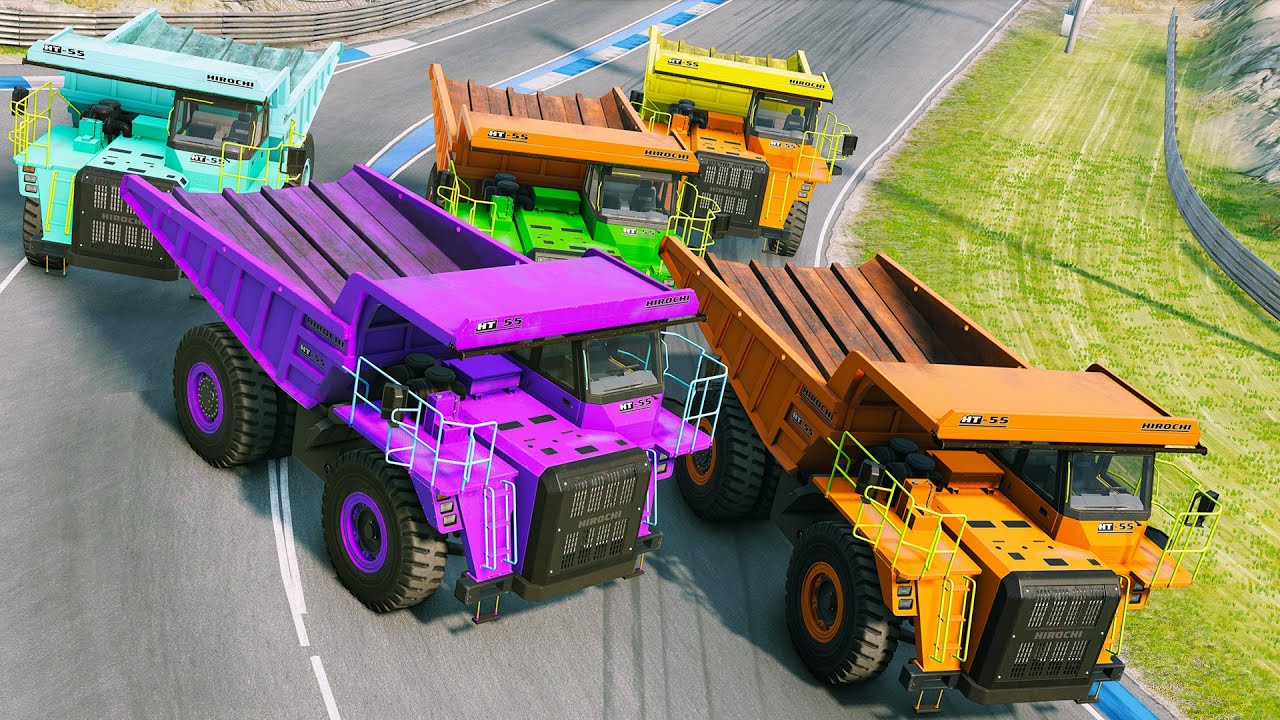 Can You Race The NEW DUMP TRUCK In BeamNG Drive UPDATE v0.38?