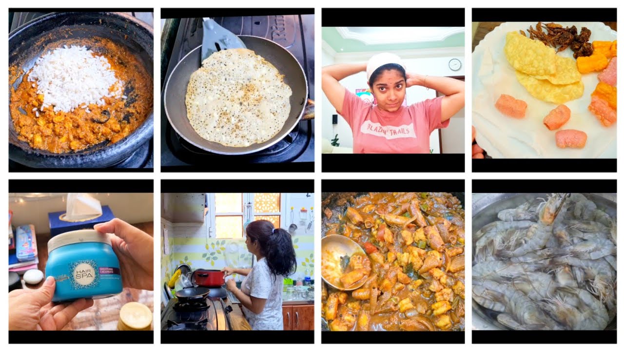 Day in my life malayalam | prawns recipe | family vlog