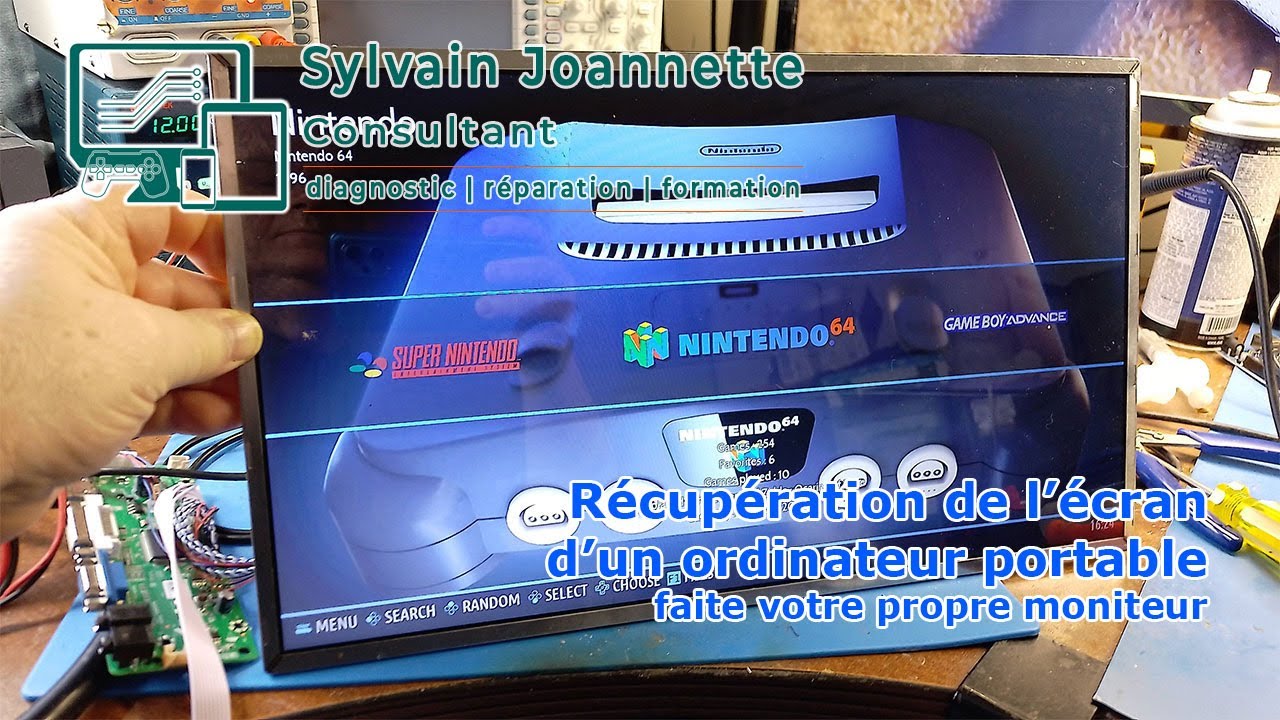 Récupération d'un écran d'ordinateur portable | Sylvain Joannette Consultant