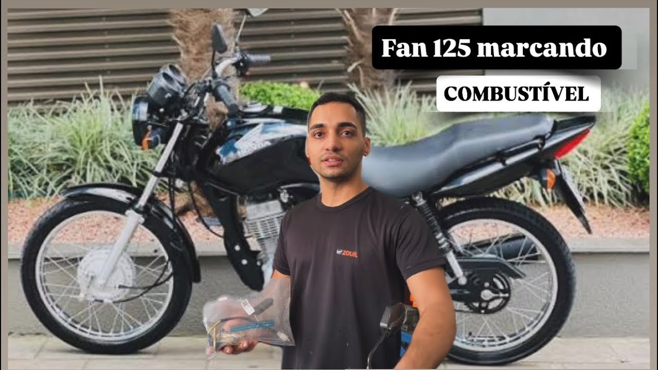 Instalando boia no tanque da Fan 125