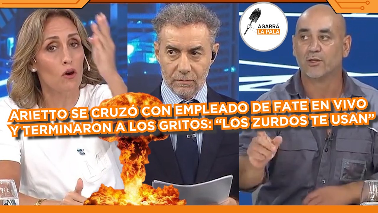 ARIETTO SE CRUZÓ CON EMPLEADO DE FATE Y SE FUERON A LOS GRITOS EN LO DE MAJUL: 