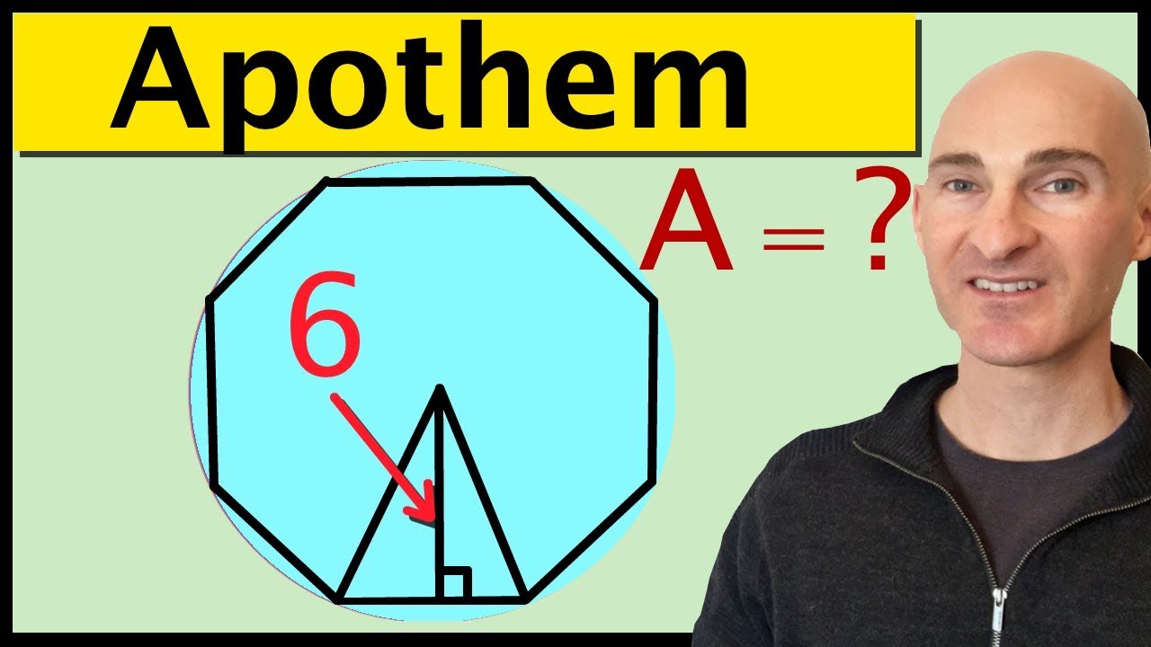 Find Area of Regular Polygon Given Apothem
