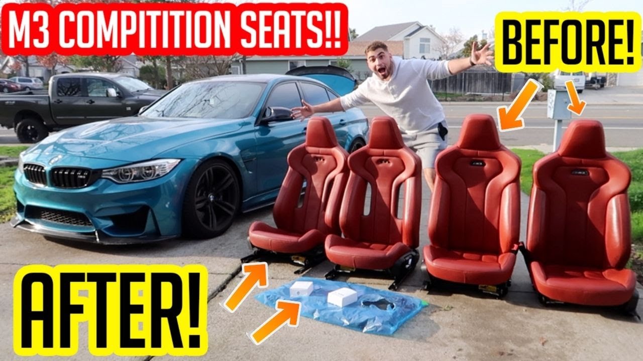 F80 M3 GETS COMPETITION SEATS FOR ONLY $300!!!!