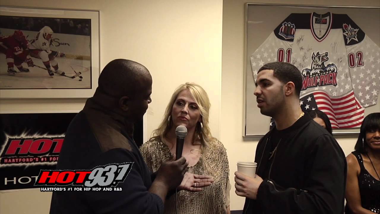 Hot 93.7's Hot Morning Crew Interviews Drake Backstage At Jingle Jam 2011