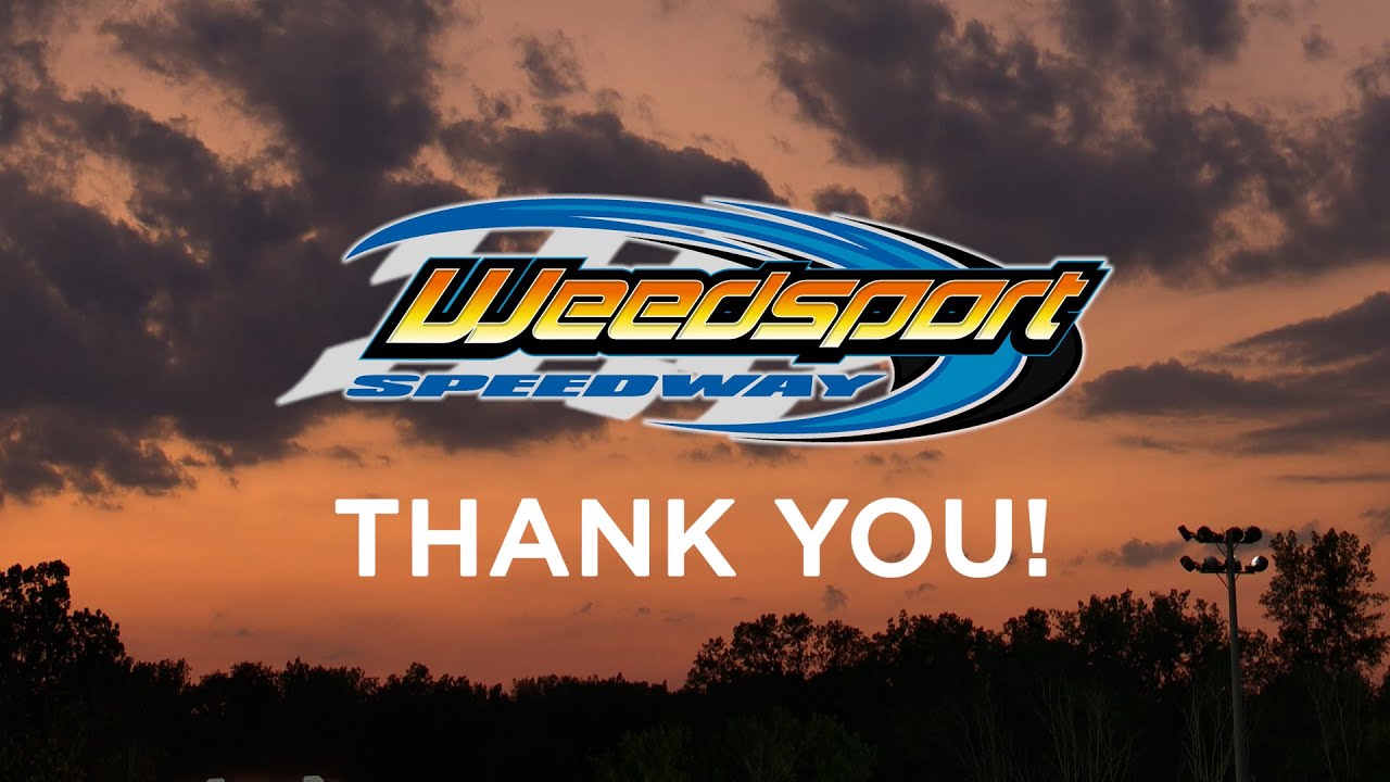 Weedsport Speedway 2025 Thank You Fans