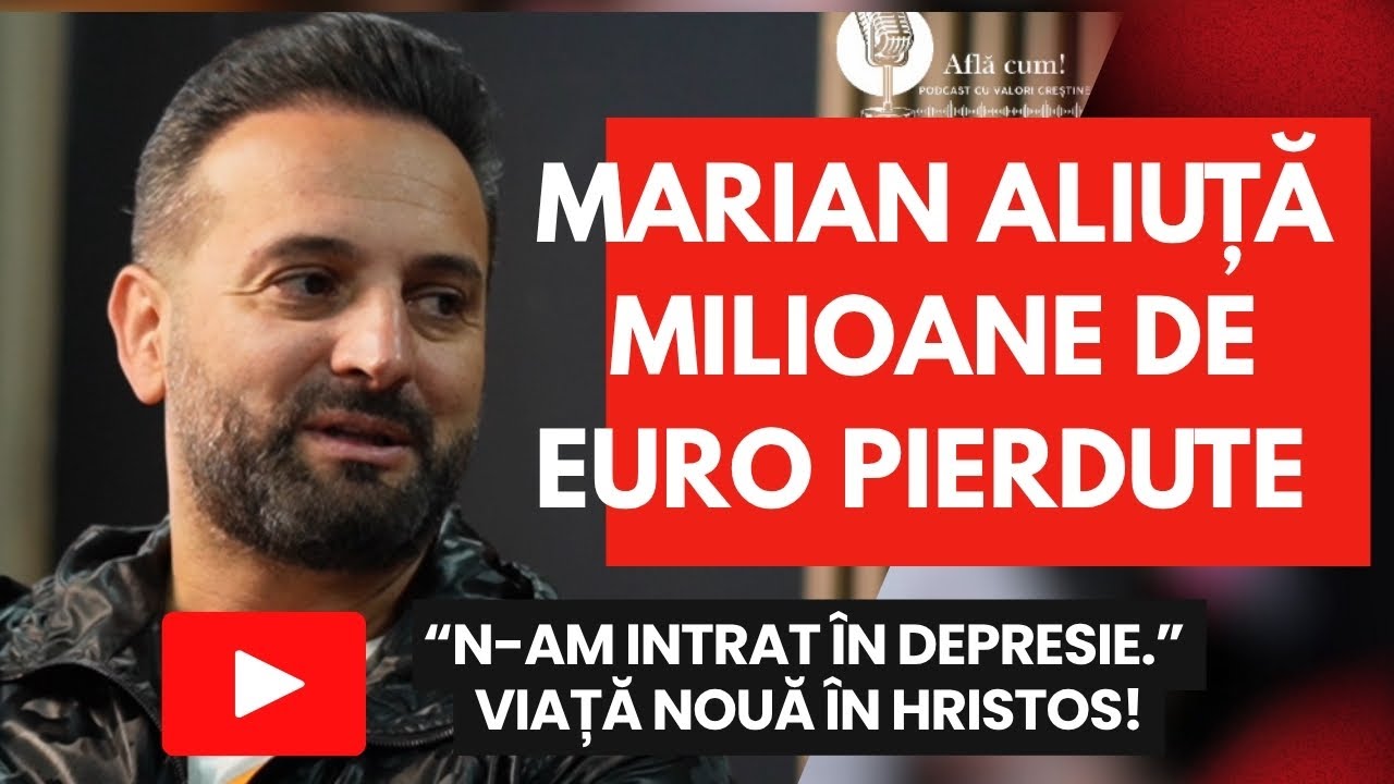 Marian Aliuță, o viață transformată de Hristos!