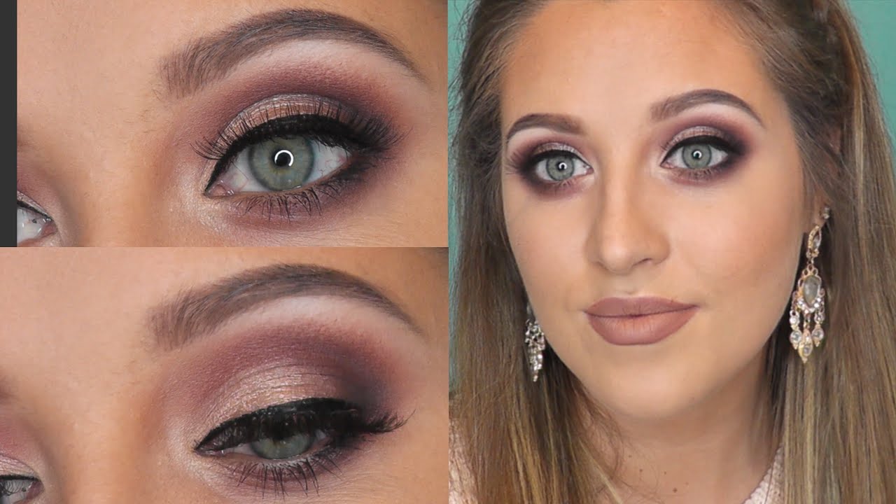 Burgundy Plum Smokey Eye