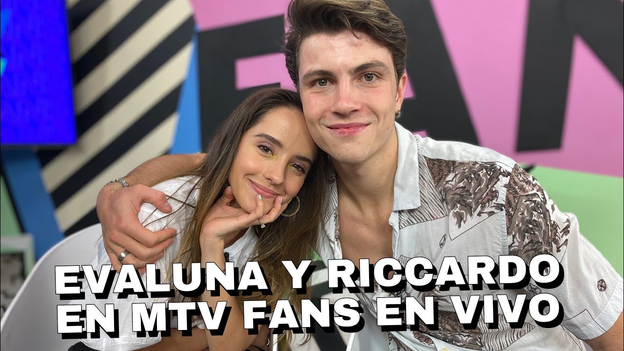 Evaluna Montaner y Riccardo Frascari en MTV Fans En Vivo Argentina
