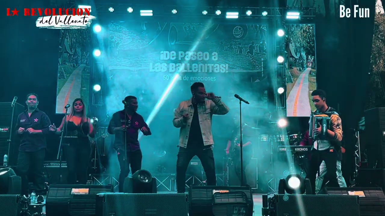 La Revolución Del Vallenato - Cuatro Rosas (Fiesta De Comfama) #omargeles #jorgeceledon #vallenato