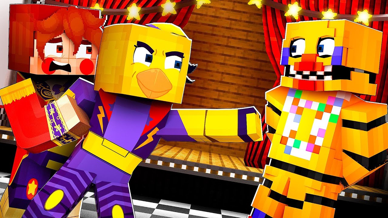 ЗАМЕНЯЕТСЯ в Minecraft FNAF