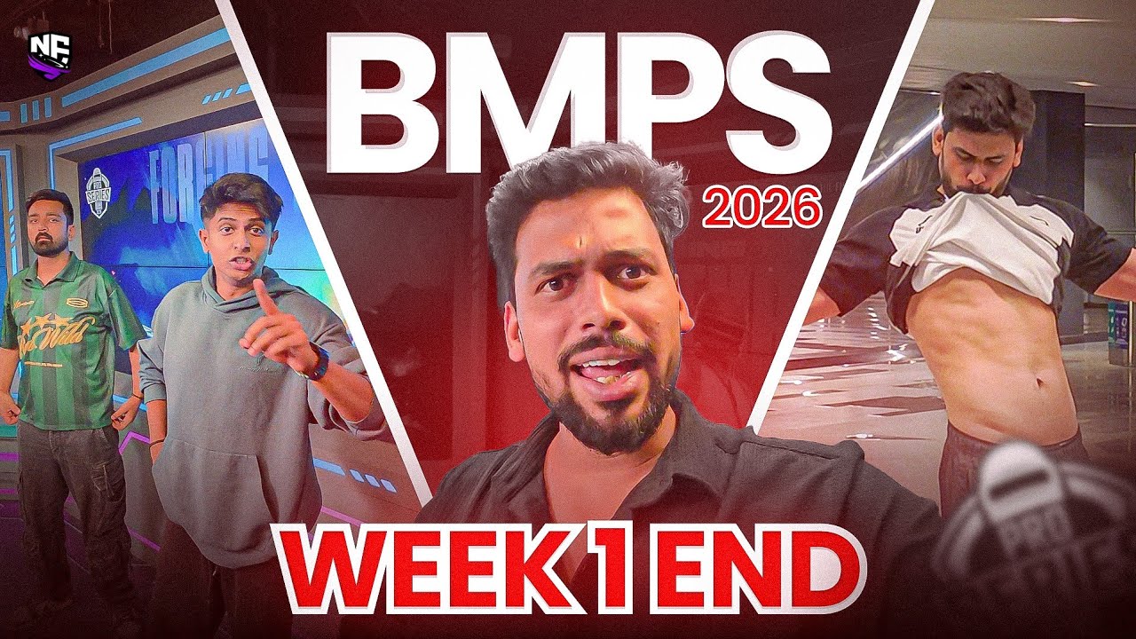 Завершение первой недели BMPS 2026 | Видеоблог 4 | #bgmi #bmps2026