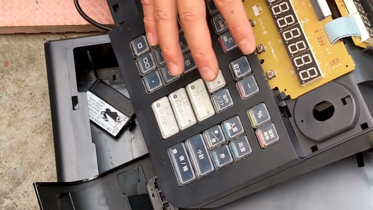 カシオレジスターの修理