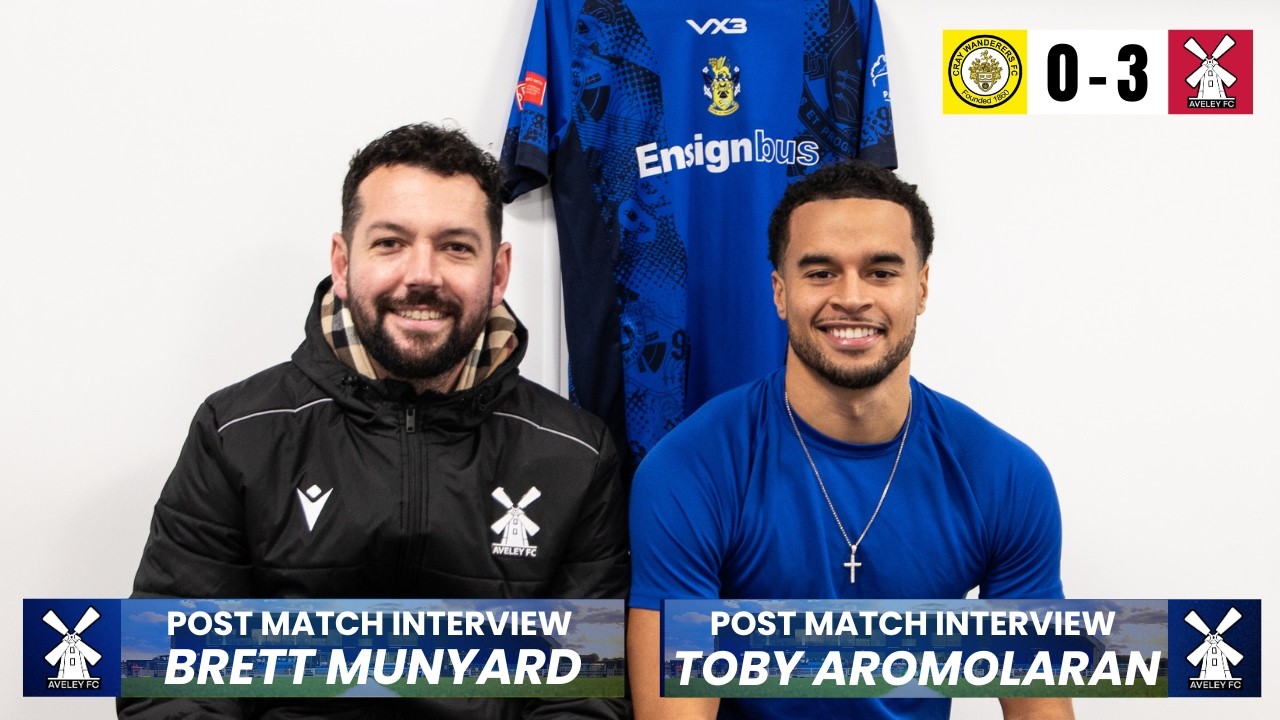 Post Match Interview: Brett Munyard & Toby Aromolaran | Cray Wanderers Away