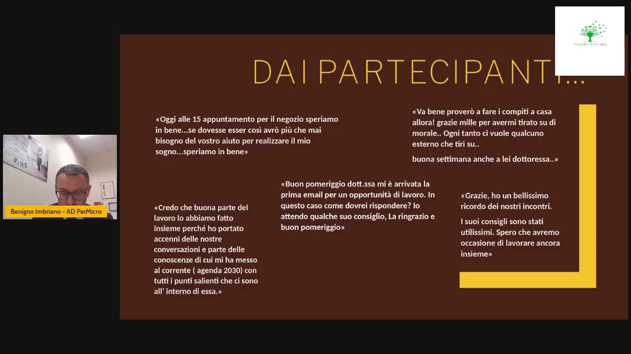 Presentazione dei risultati del progetto 