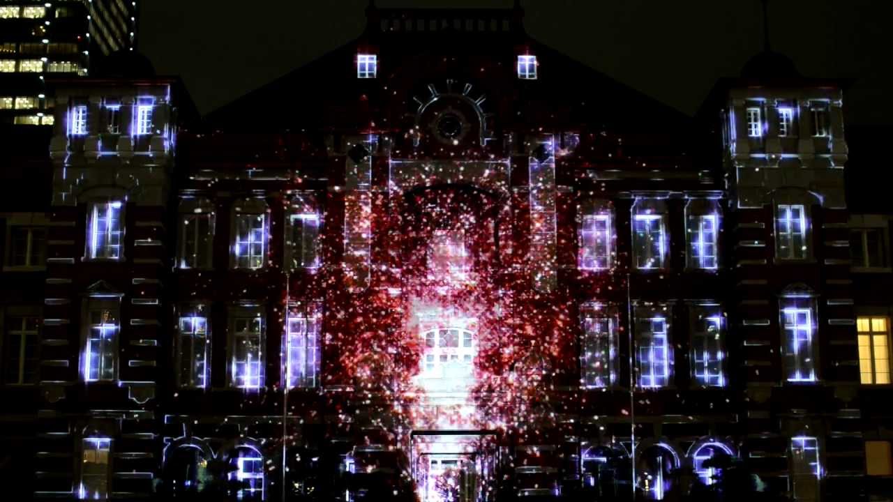 Nikon D800 東京ミチテラス2012冬 TOKYO HIKARI VISION プロジェクションマッピング