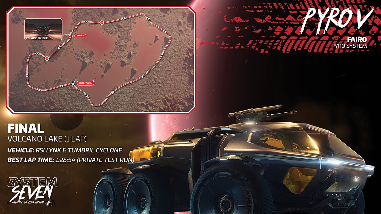 SYSTEM 7 FINALS - PYRO V Volcano Lake #starcitizen