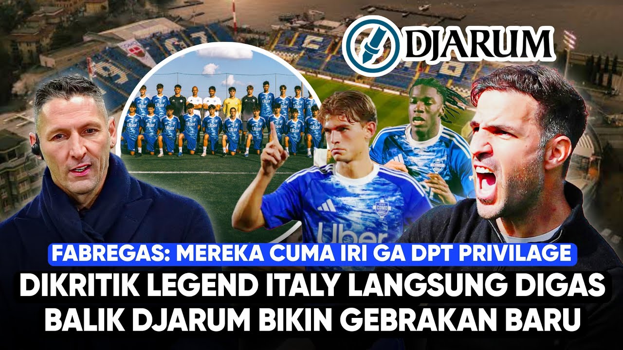 Como Dituduh Legend Rusak Timnas Italy, Bos Djarum Muak Langsung Bergerak! Fabregas 'Mereka Iri’