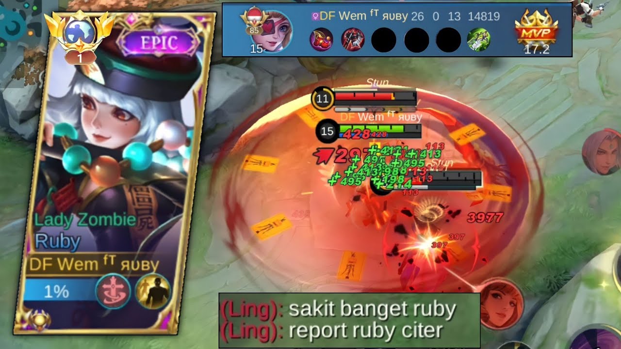 26 Kill Tanpa Mati! Item Ruby Paling Jenius Yang Pernah Ada | Top Global Ruby