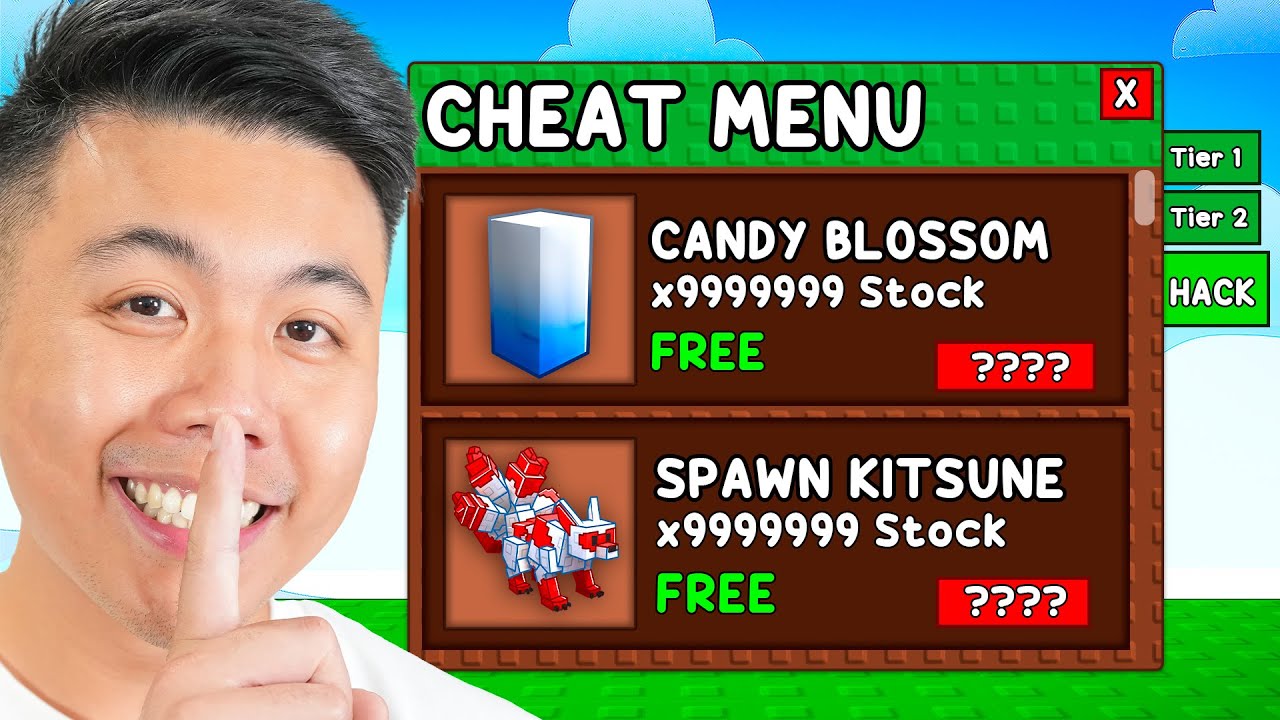 I Downloaded CHEATS on Grow a Garden..