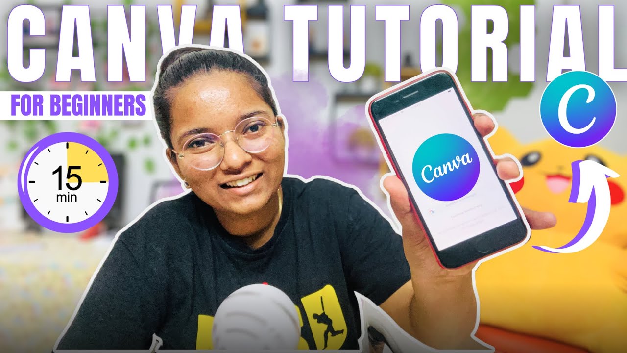 CANVA MOBILE APP TUTORIAL IN HINDI 🚀 | Canva App Tutorial For Beginners | Canva with Shruti