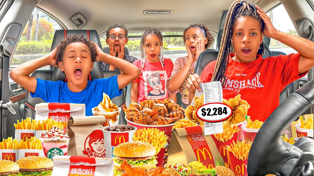We Ate ONLY What the Person in Front of Us Ordered for 24 Hours! #24hourschallenge