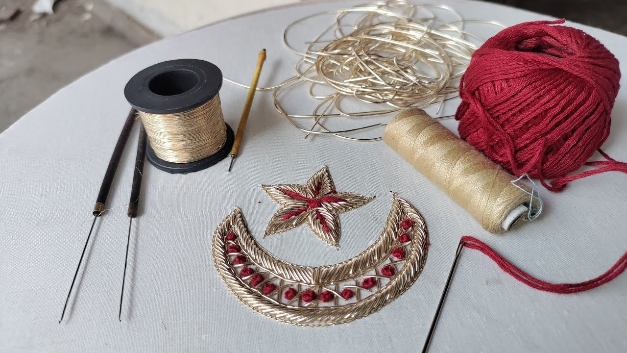 aari work Dar do ji Chand wali boutique