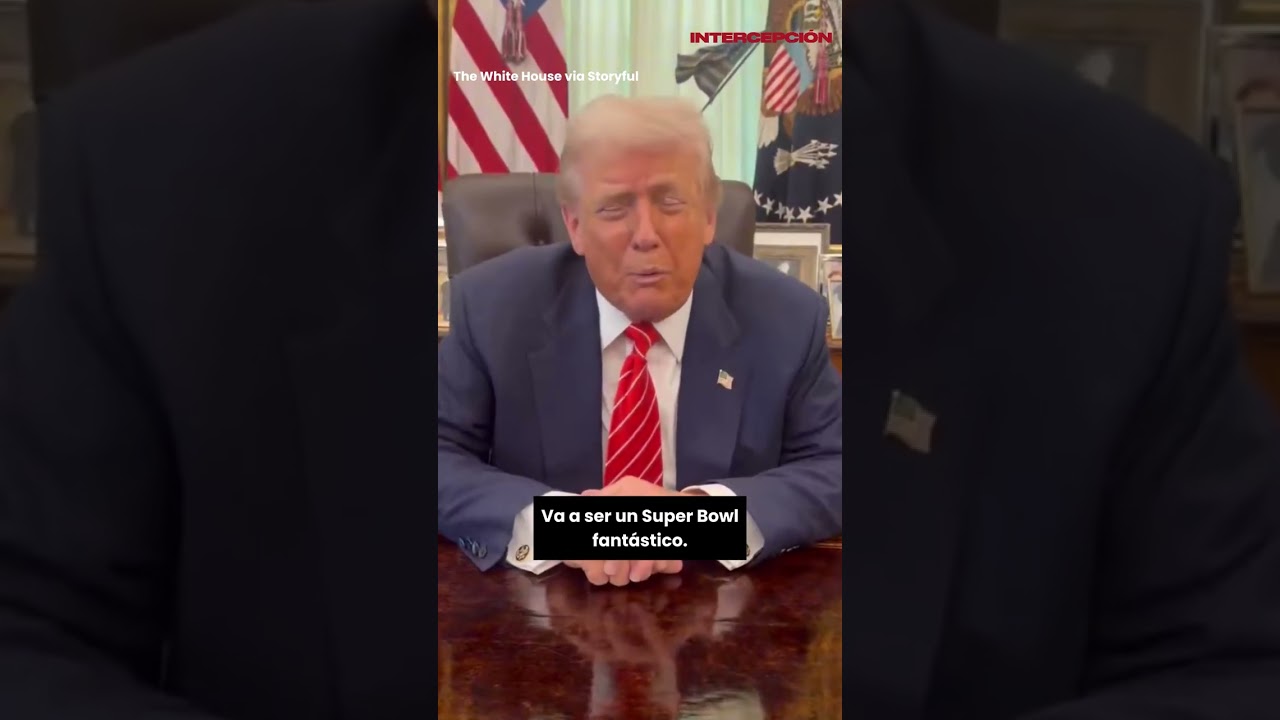 &iquest;Trump predijo qui&eacute;n ganar&aacute; el Super Bowl? / Intercepci&oacute;n