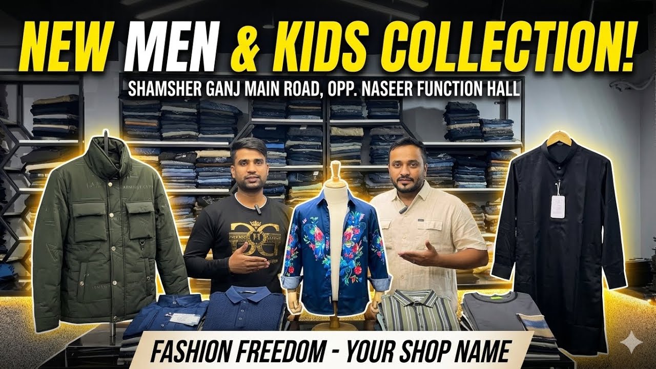Eid Special Shopping in Hyderabad 🕌 | Best Men & Kids Outfits | Shamsher Ganj Trends