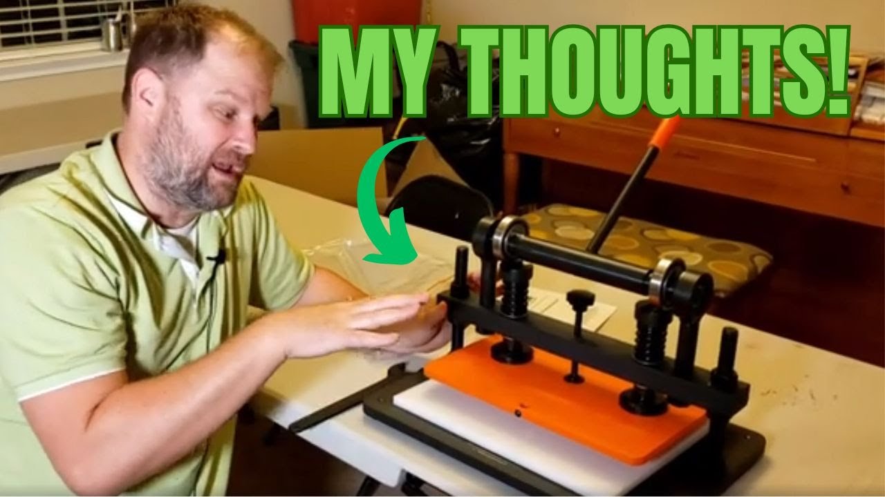 Review of Leather Cutting Machine, 14.2 x 10.2 in Embossing Plate Manual