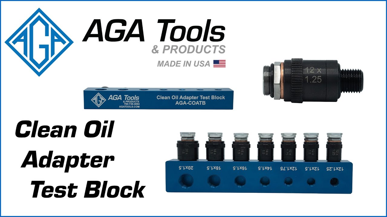 Тестовый блок адаптера для чистого масла AGA Tools