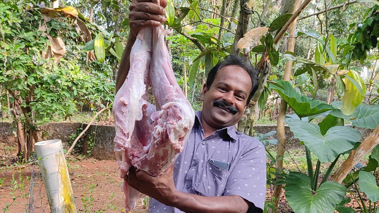 കോട്ടയം സ്റ്റൈൽ മട്ടൺ ബിരിയാണി ഉണ്ടാക്കുന്ന വിധം 😋 | Mutton Biriyani | Part 1 | Village Spices