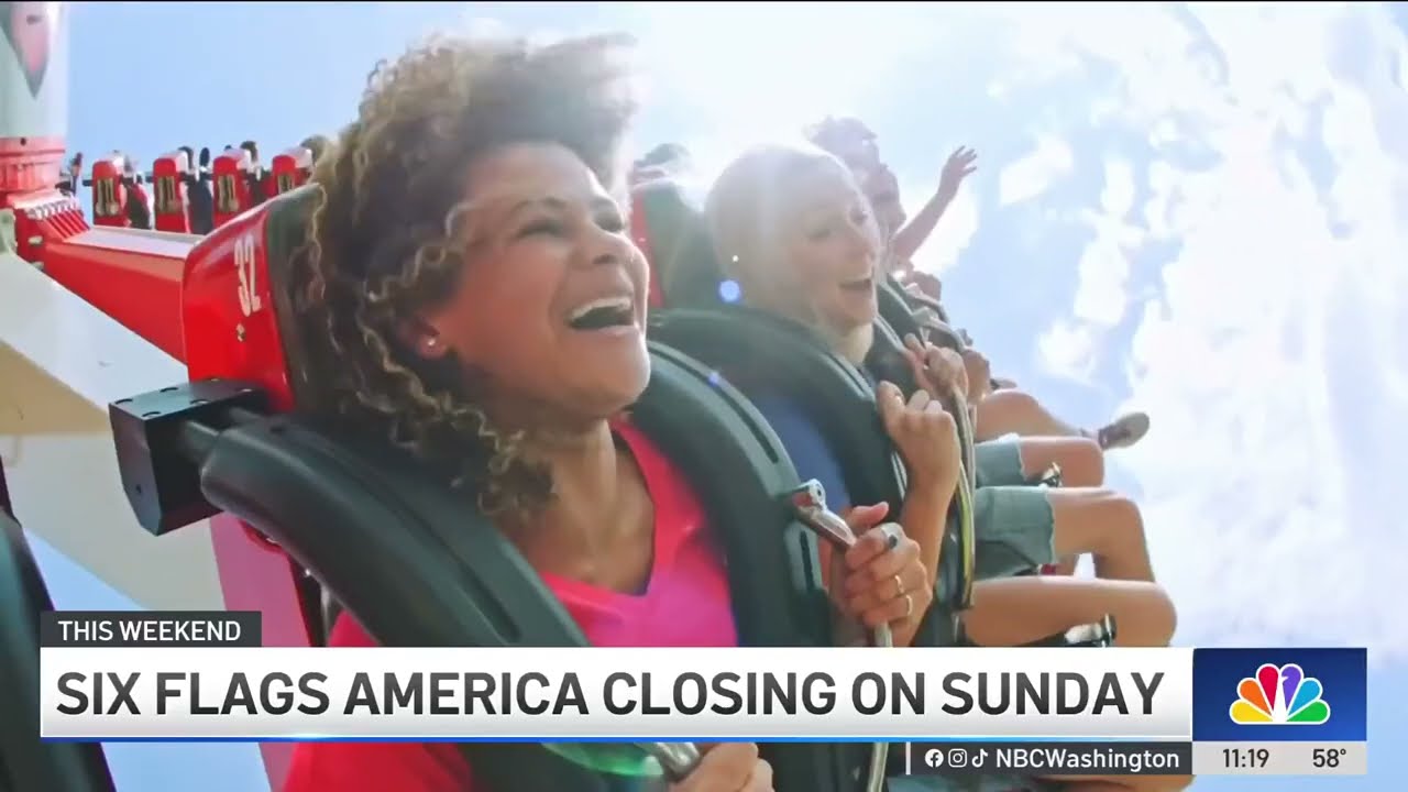 As Six Flags America closes for good this weekend, here's a look at its history | NBC4 Washington