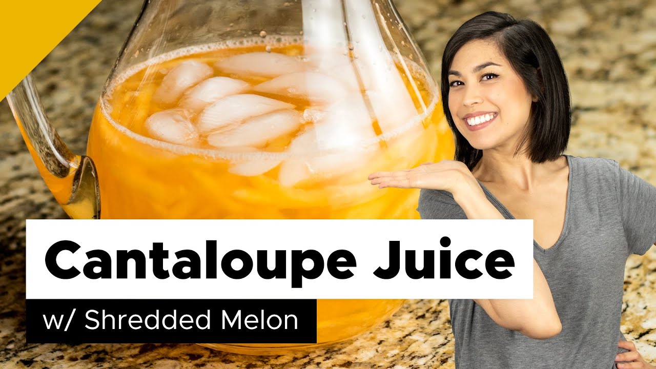Cantaloupe Juice (Filipino Drink)