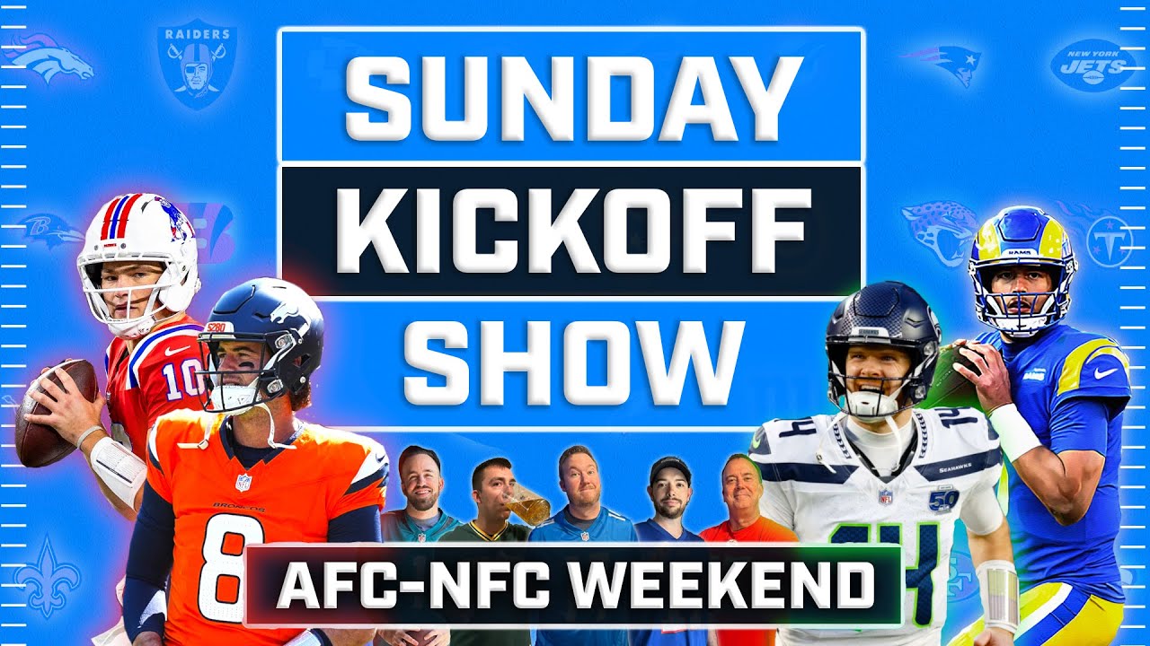 Sunday Kickoff Show LIVE • AFC-NFC Championship Weekend