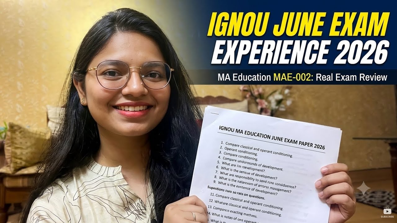IGNOU Exam Experience June 2026 | IGNOU Term End Exams Rules Explained 
