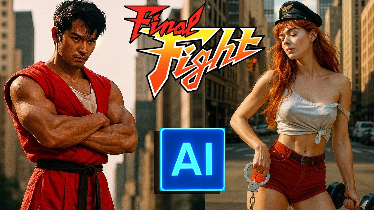 Final Fight Characters as Real People – AI Hyperrealism!