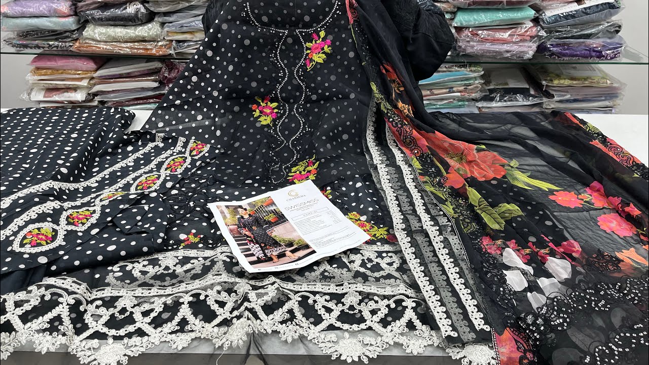 #charizma #swiss #voile #embroidered #ramadanspecial #eidcollection Order on whatsapp 7610387608