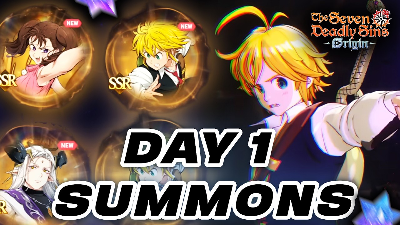 DAY 1 F2P SUMMONS ARE HERE - 7DS ORIGIN IS HERE