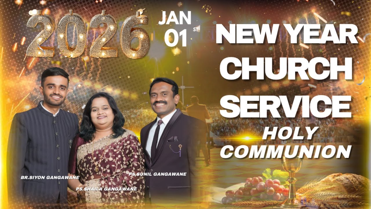 New Year Holy Communion Service | 01/01/26 | Pst. Sunil Gangawane | Vineyard Blessed Church