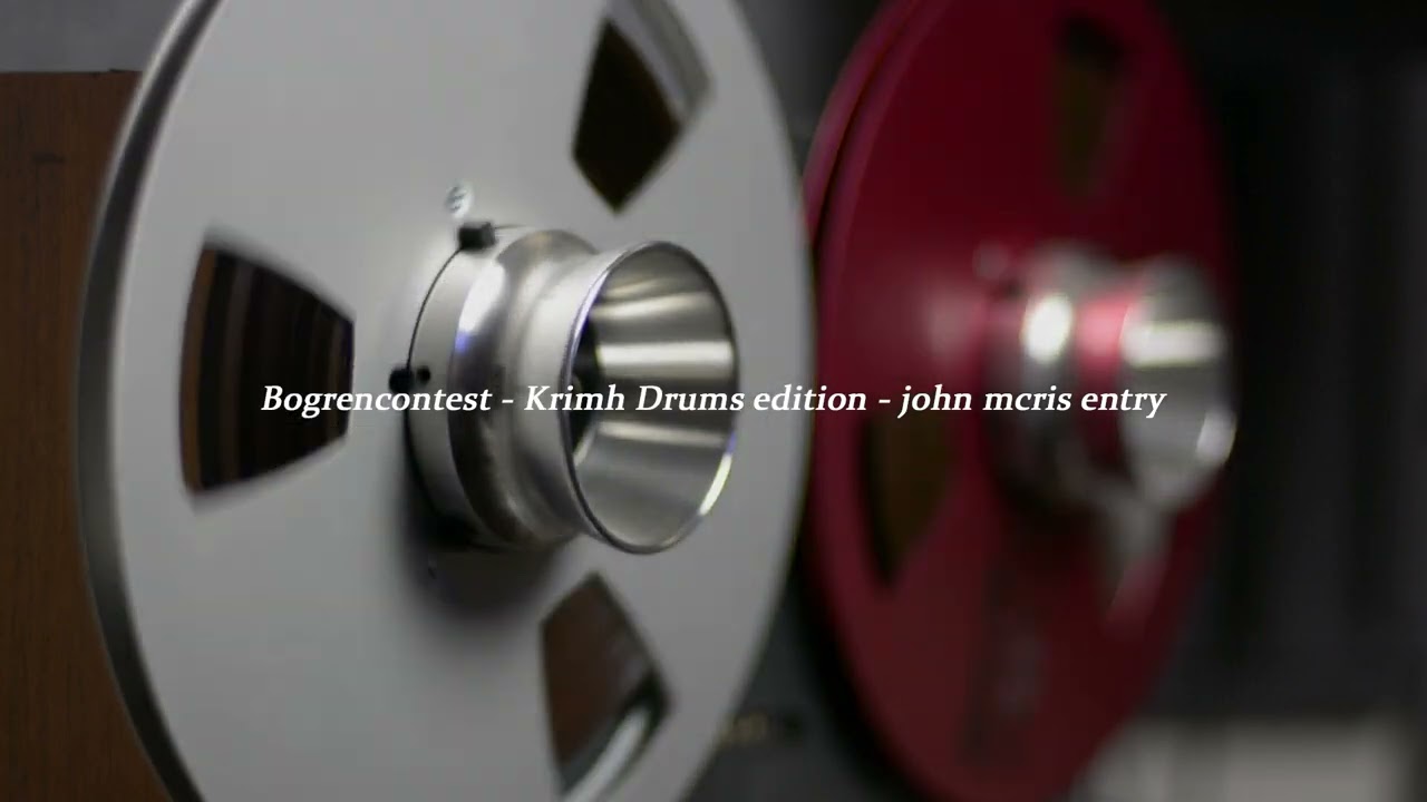 #bogrencontest #bogrendigital  Krimh Drums edition Entry By John McRIS
