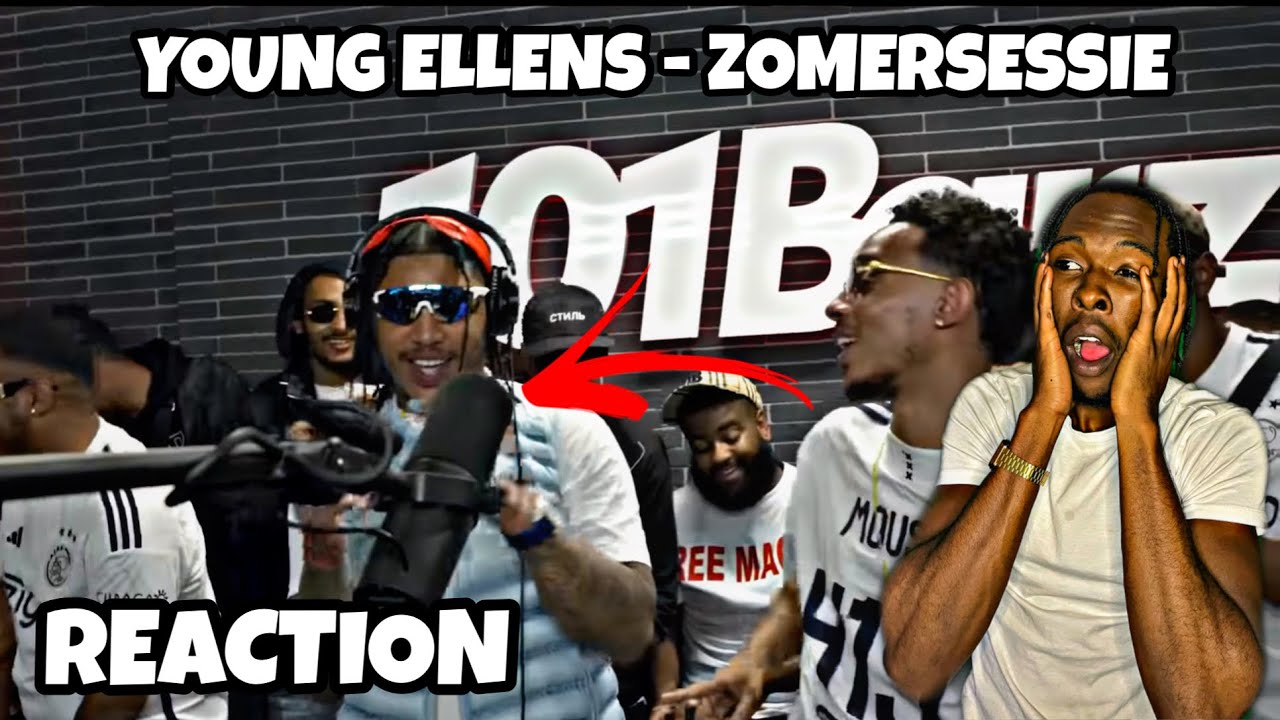 AMERICAN REACTS TO DUTCH DUTCH RAP | Young Ellens | Zomersessie 2023 | 101Barz (PART 1.)