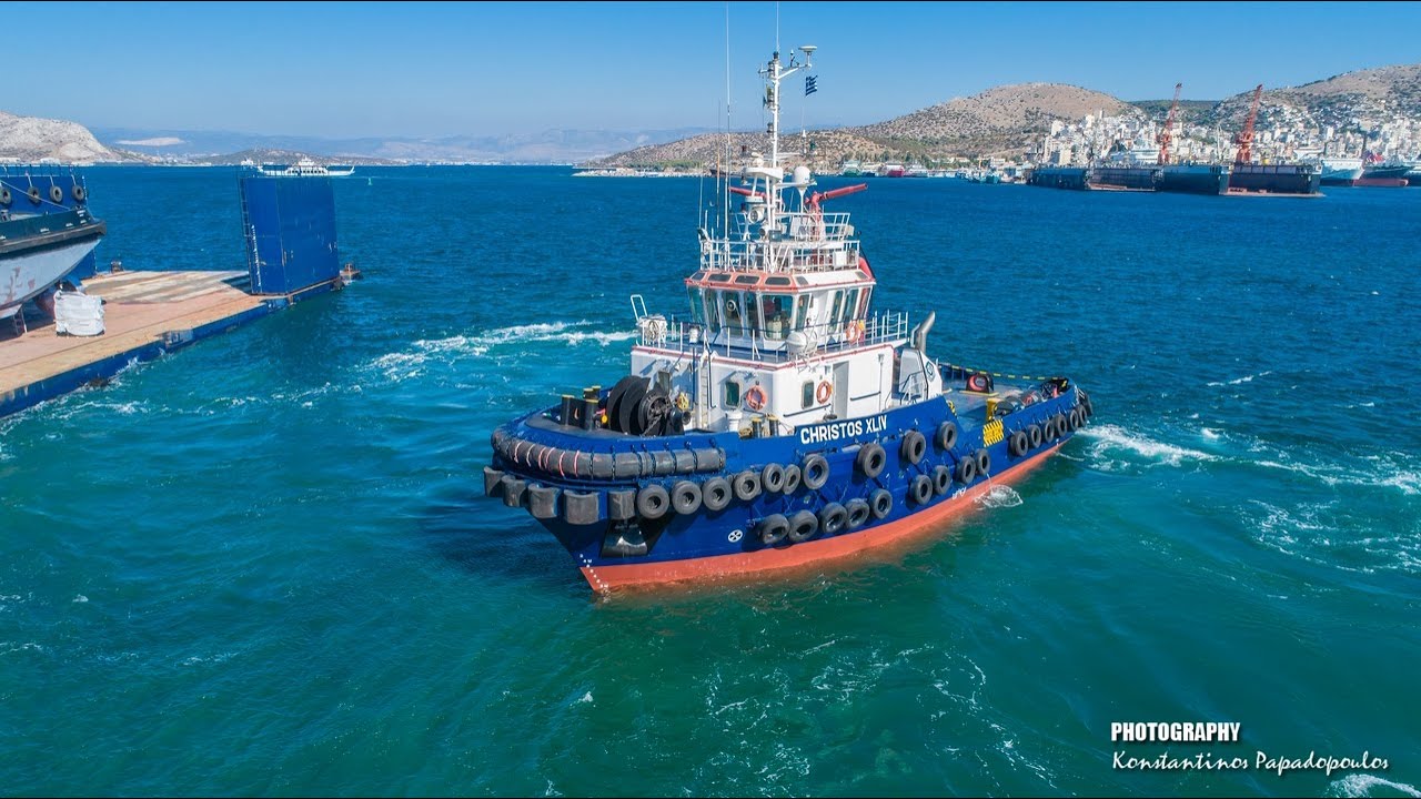 TUG BOAT CHRISTOS XLIV (PRESENTATION) SPANOPOULOS TUGS M  C  IMO 9251975