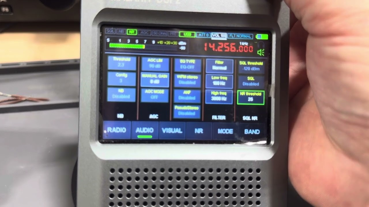 Comparison of NR across Malachite DSP (DSP1) SDR V5, Malahit DSP2, and Malahit DSP3