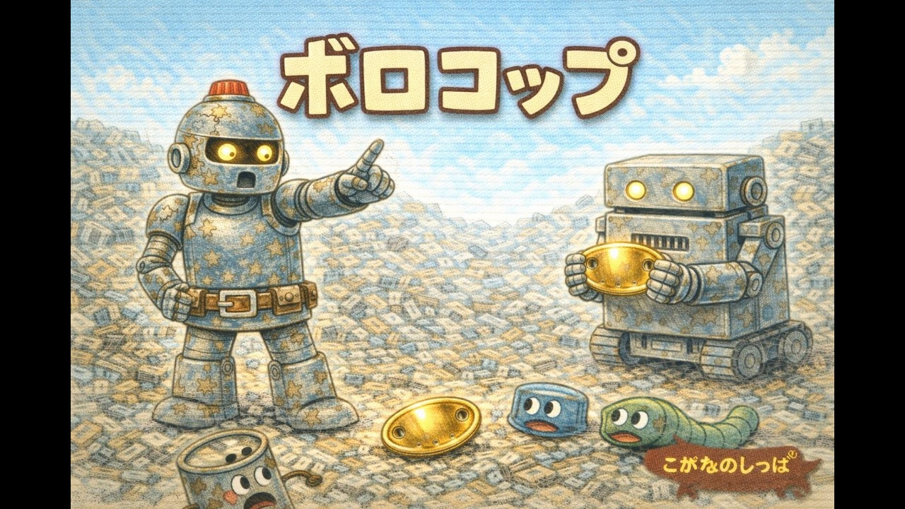 【絵本 読み聞かせ】（２２２）ボロコップ