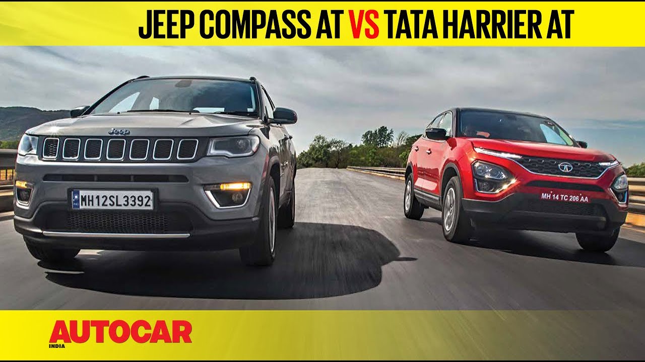 Tata Harrier Automatic vs Jeep Compass | Comparison Test Review | Autocar India