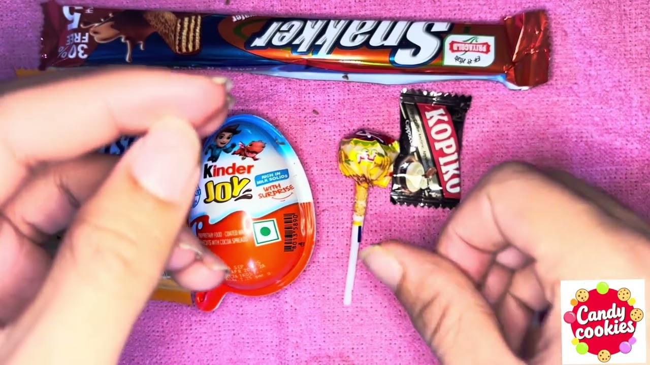 Kinder joy 😍Candy ASMR 🍬 opened new candy 🍭 #ASMR 