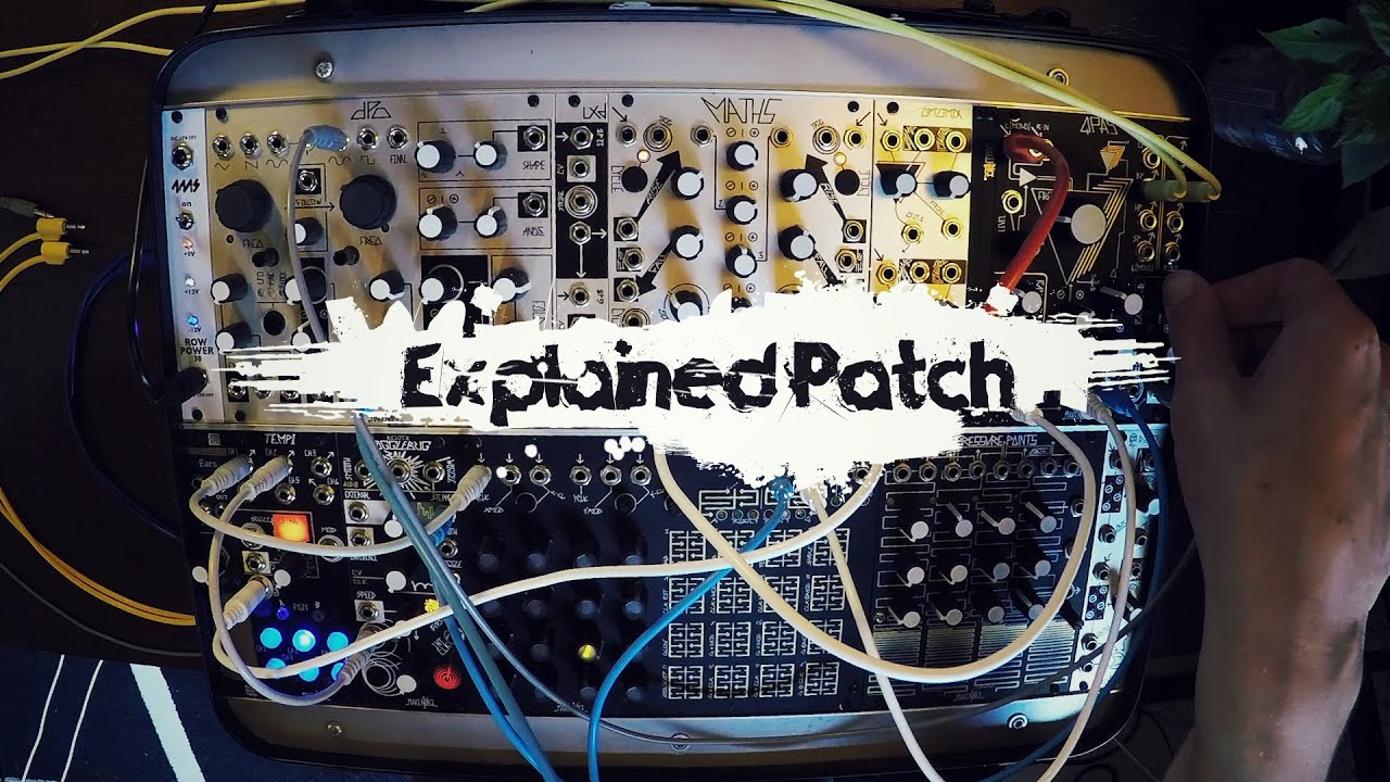 Explained Patch - Analog Modal Synthesis with Qpas