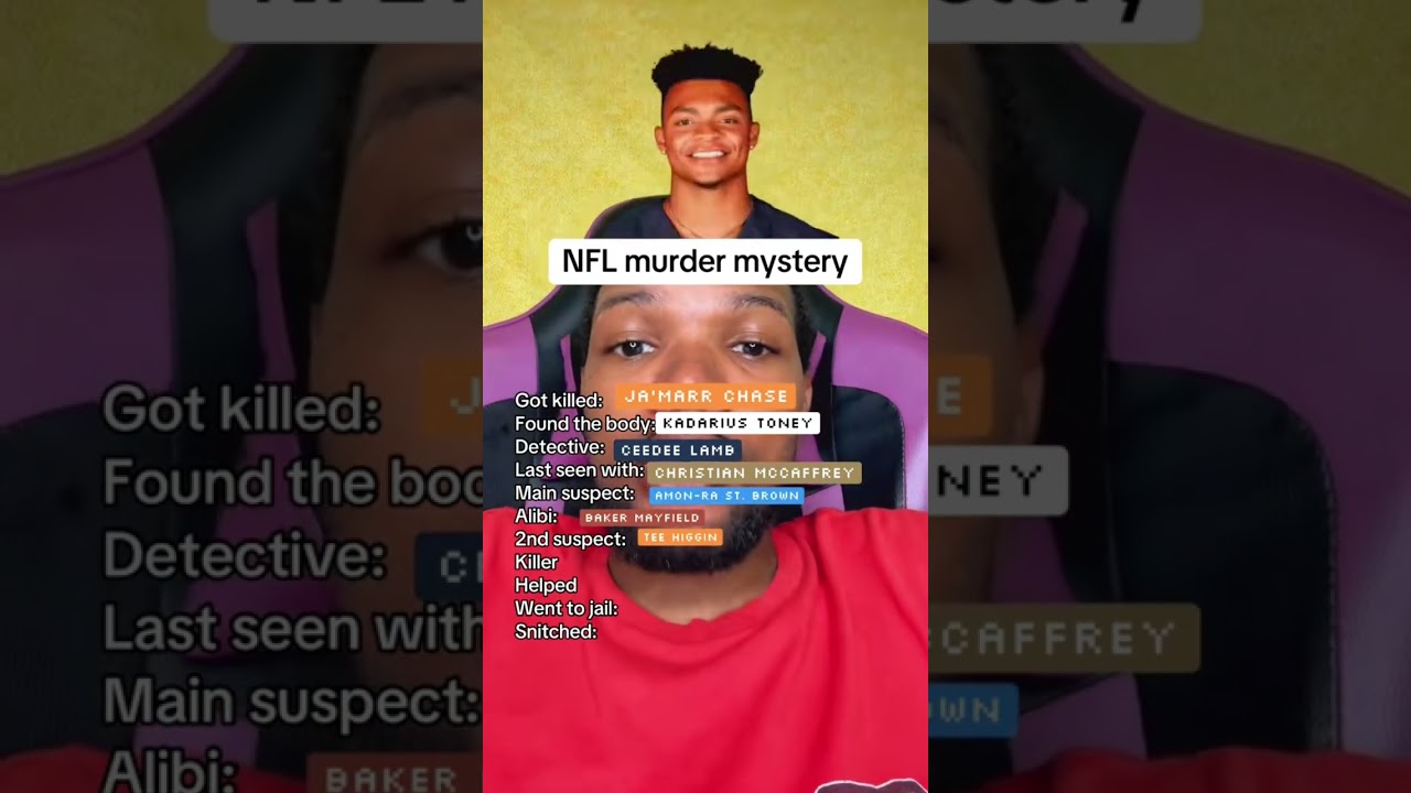 NFL Murder Mystery: Can You Solve Who Did It? 🕵️&zwj;♂️🏈