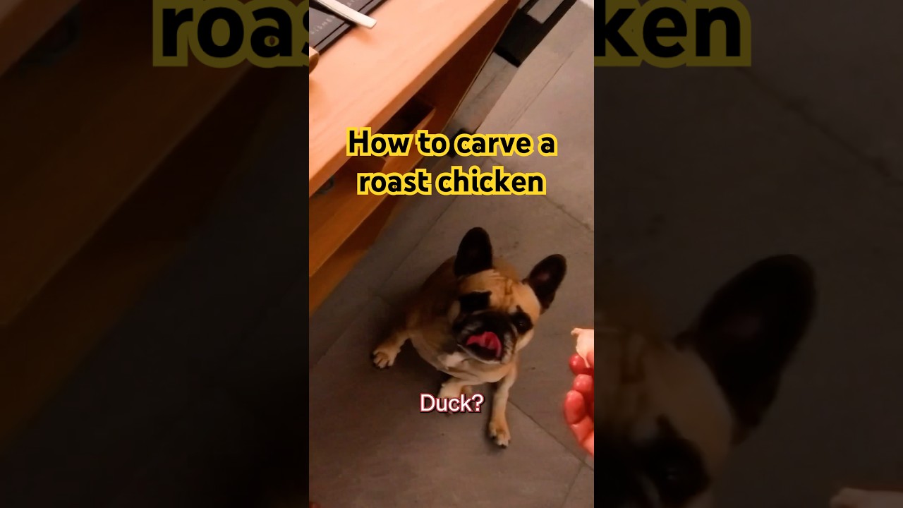 Как разделать жареную курицу 🍗