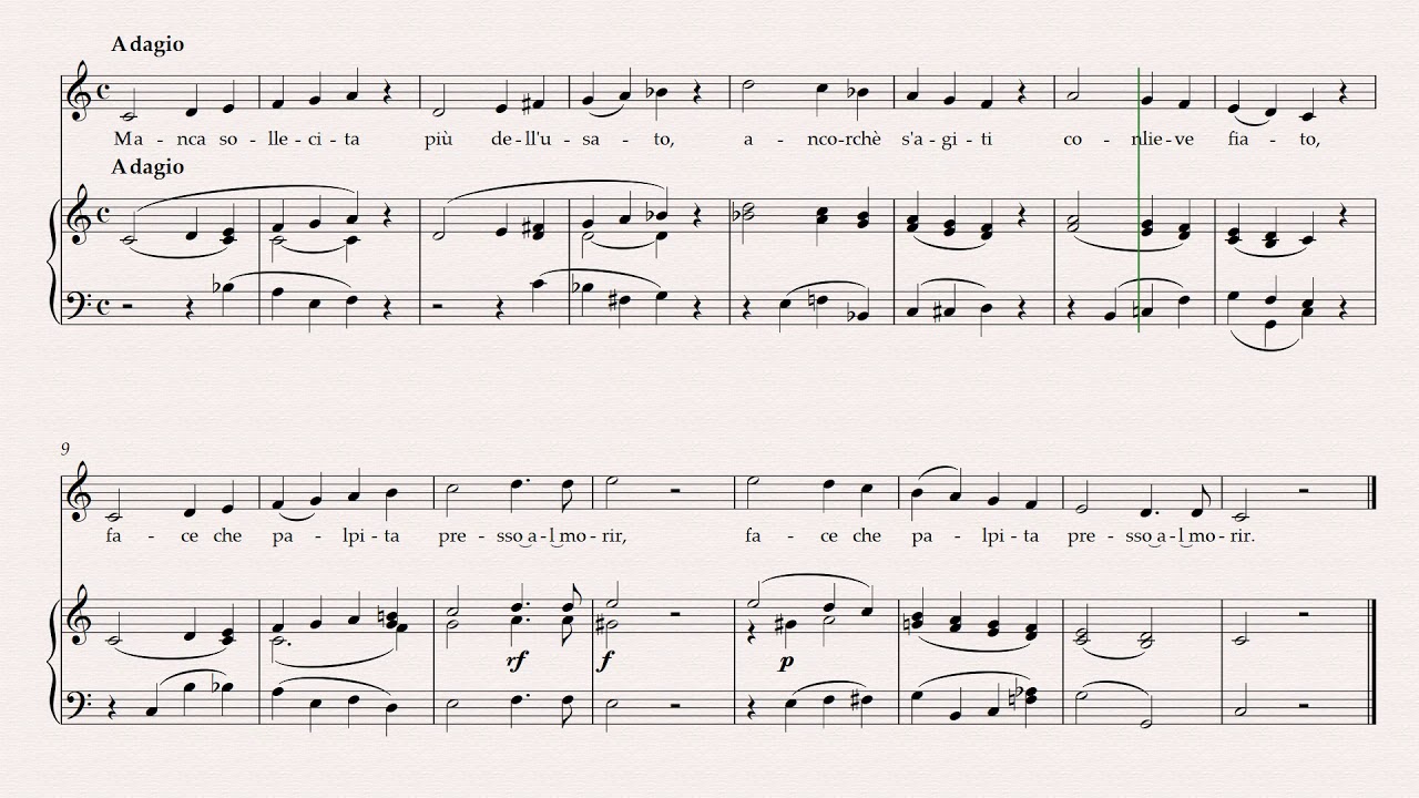 Vaccai - Practical Method - for Soprano, Tenor - 01 Lesson I - The Diatonic Scale